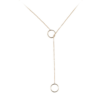 Колье из желтого золота