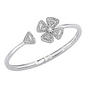 Браслет декоративный из белого золота