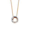 Колье из красного золота с бриллиантами