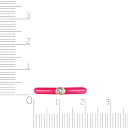 Кольцо из красного золота с топазом, эмалью