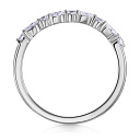 Кольцо из белого золота с бриллиантами