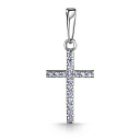 Подвеска из серебра с фианитом