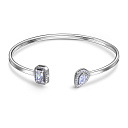 Браслет декоративный из серебра с фианитом