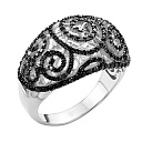 Кольцо из белого золота с бриллиантами