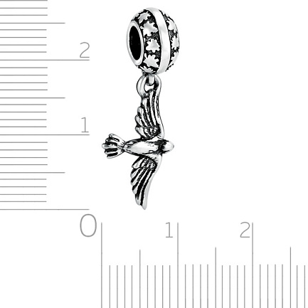 Шарм-подвеска птица