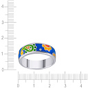 Кольцо из серебра с эмалью