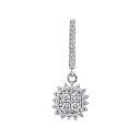 Подвеска из белого золота с бриллиантами