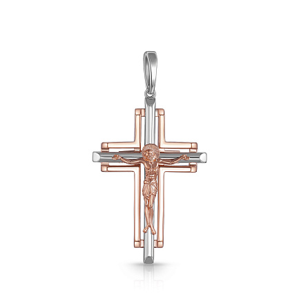 Крест из красного золота
