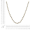 Колье из желтого золота