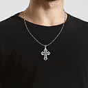 Крест ручной работы из серебра