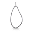 Подвеска из белого золота с бриллиантами