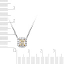 Колье из белого золота с бриллиантами