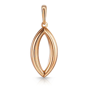 Подвеска из красного золота