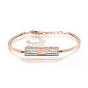 Браслет из красного золота с бриллиантами