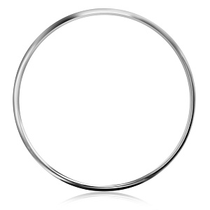 Кольцо обручальное из белого золота