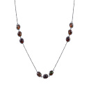 Колье из серебра с опалом