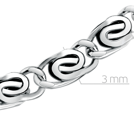 Браслет на ногу цепевязальный