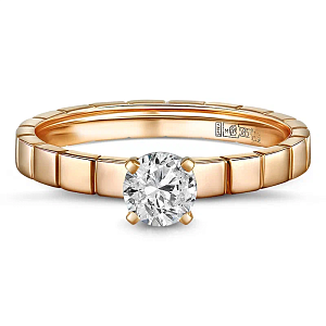 Кольцо из золота с бриллиантом