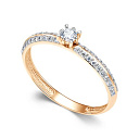 Кольцо из красного золота