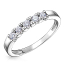 Кольцо из белого золота с бриллиантами