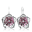 Серьги из серебра с эмалью