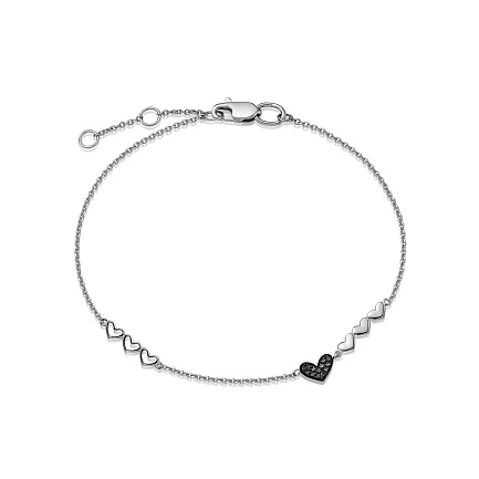 Браслет из белого золота с бриллиантами