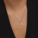 Колье из белого золота с бриллиантами