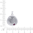 Подвеска из серебра с фианитом