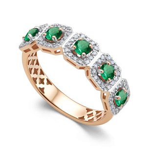 Кольцо из красного золота