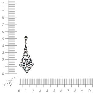 Подвеска из желтого золота с сапфиром