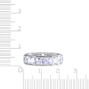 Кольцо из серебра с фианитом