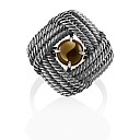 Кольцо из серебра с кварцем