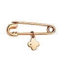 Булавка из красного золота с бриллиантом