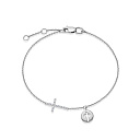 Браслет из белого золота с бриллиантами