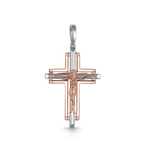 Крест из красного золота
