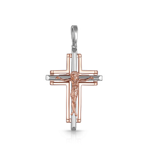 Крест из красного золота