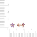 Серьги Пусеты детские