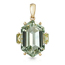 Подвеска из желтого золота с хризолитом