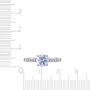 Кольцо из белого золота с бриллиантами