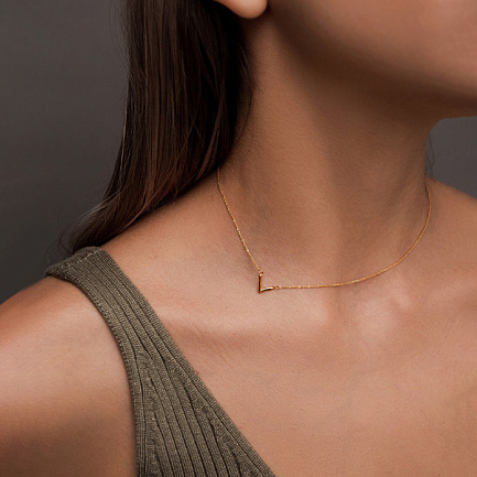 Колье из серебра