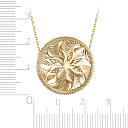 Колье из желтого золота