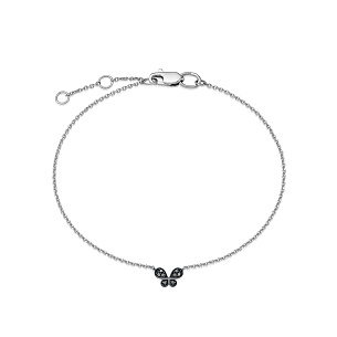 Браслет из белого золота с бриллиантом