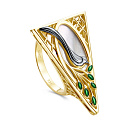 Кольцо из серебра с перламутром