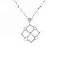 Колье из серебра с фианитом