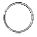 Кольцо обручальное из серебра