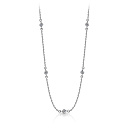 Колье из белого золота с бриллиантами