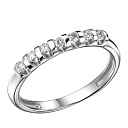 Кольцо из белого золота с бриллиантами