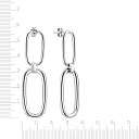 Пусеты из серебра