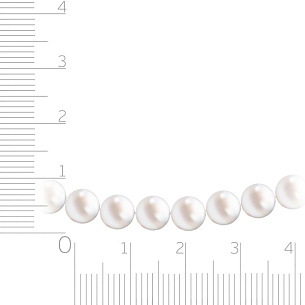 Браслет из жемчуга с красным золотом