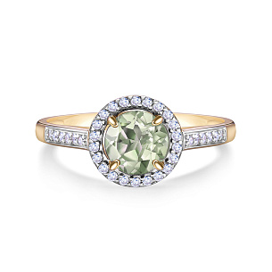 Кольцо из желтого золота